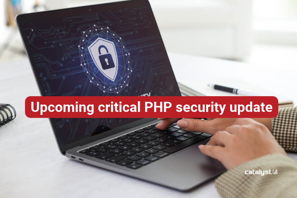 Upcoming critical PHP security update.